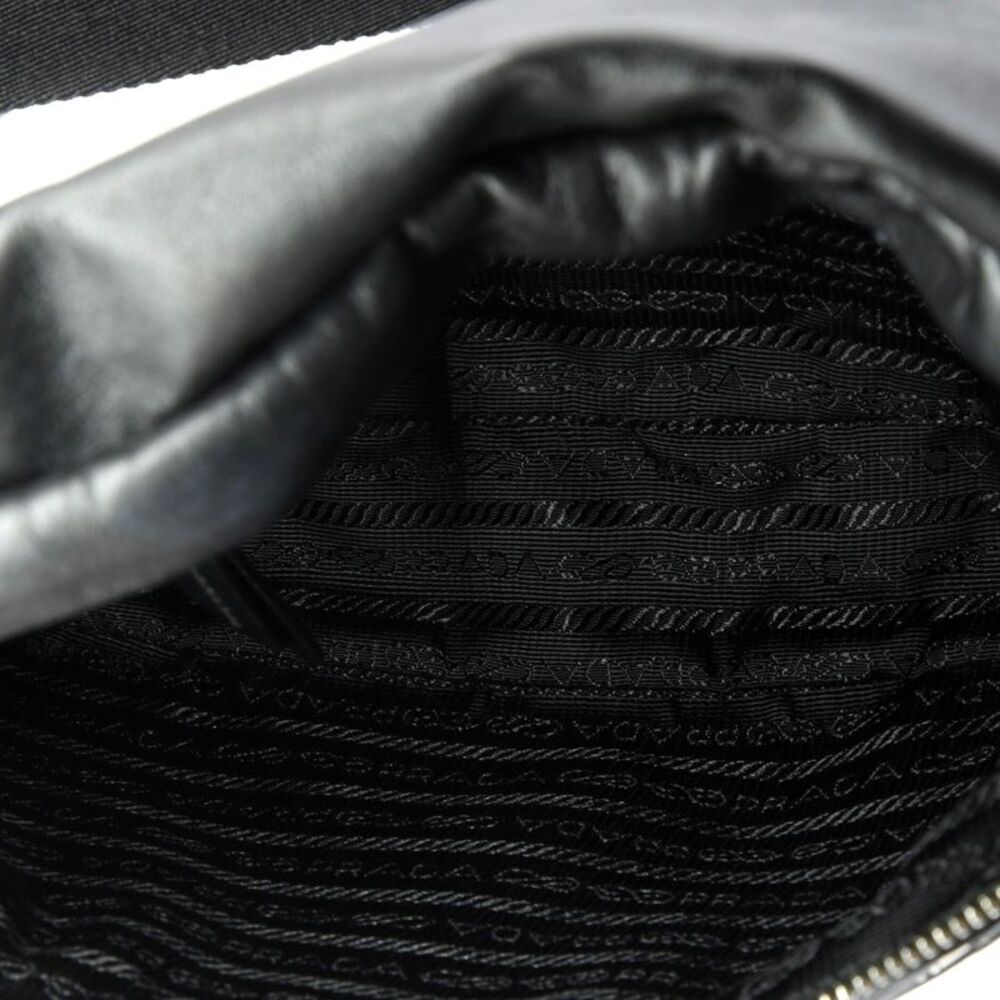 Prada Front Pocket Belt Bag Soft Calfskin Large Black - Picture 5 of 8